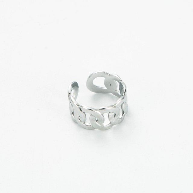 Stainless Steel Ring Color:Silver