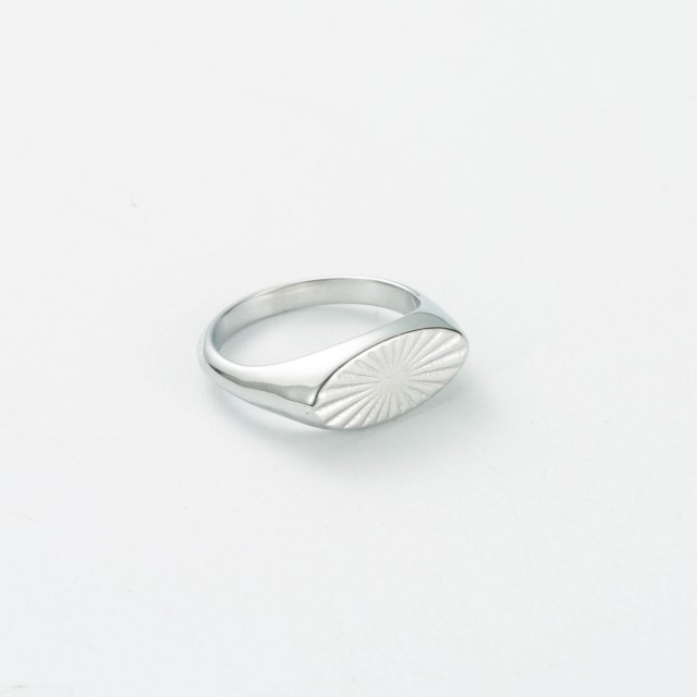 Stainless Steel Ring Color:Silver