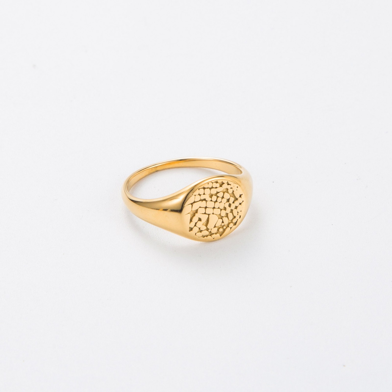 Stainless Steel Ring Color:Gold