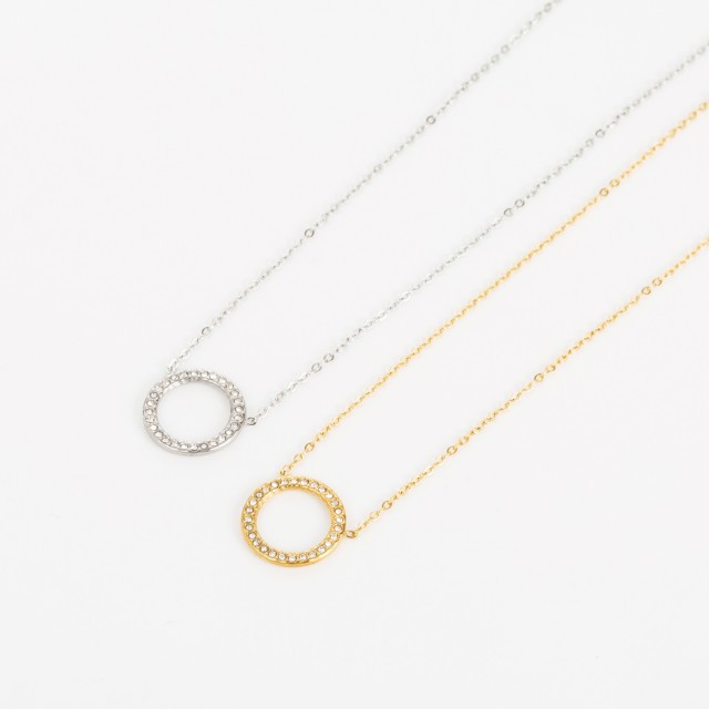 Stainless Steel Short Necklace 