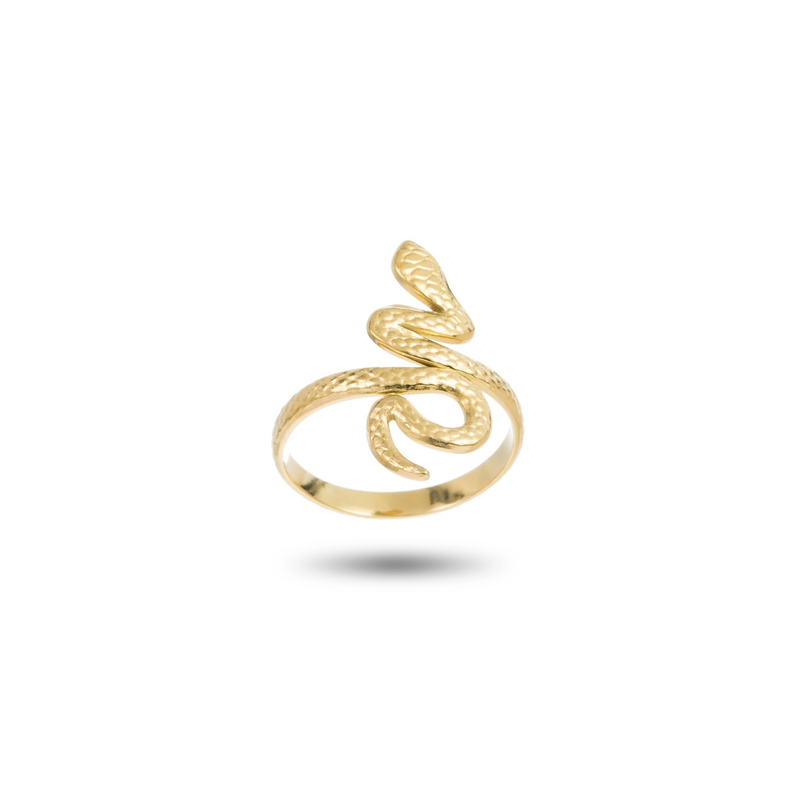 Scaly Snake Ring Color:Gold