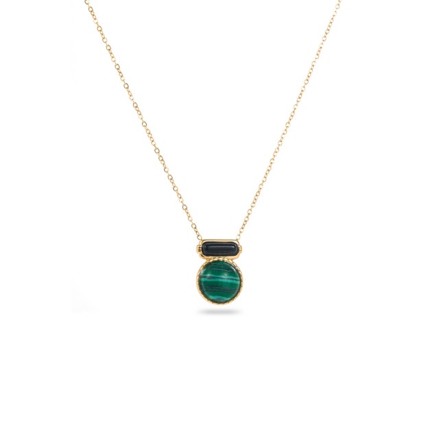 Collier   Couleur:Vert