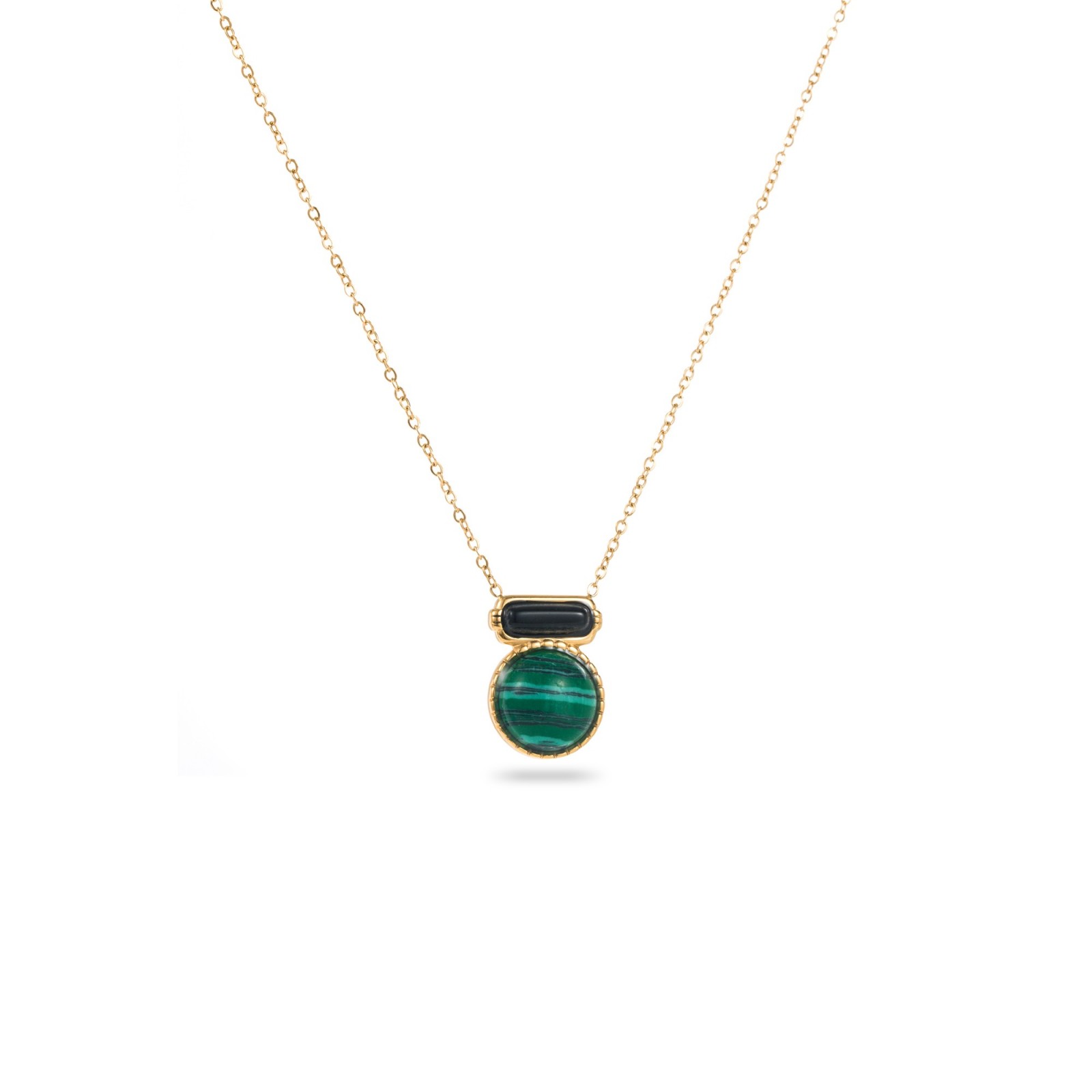 Collier   Couleur:Vert