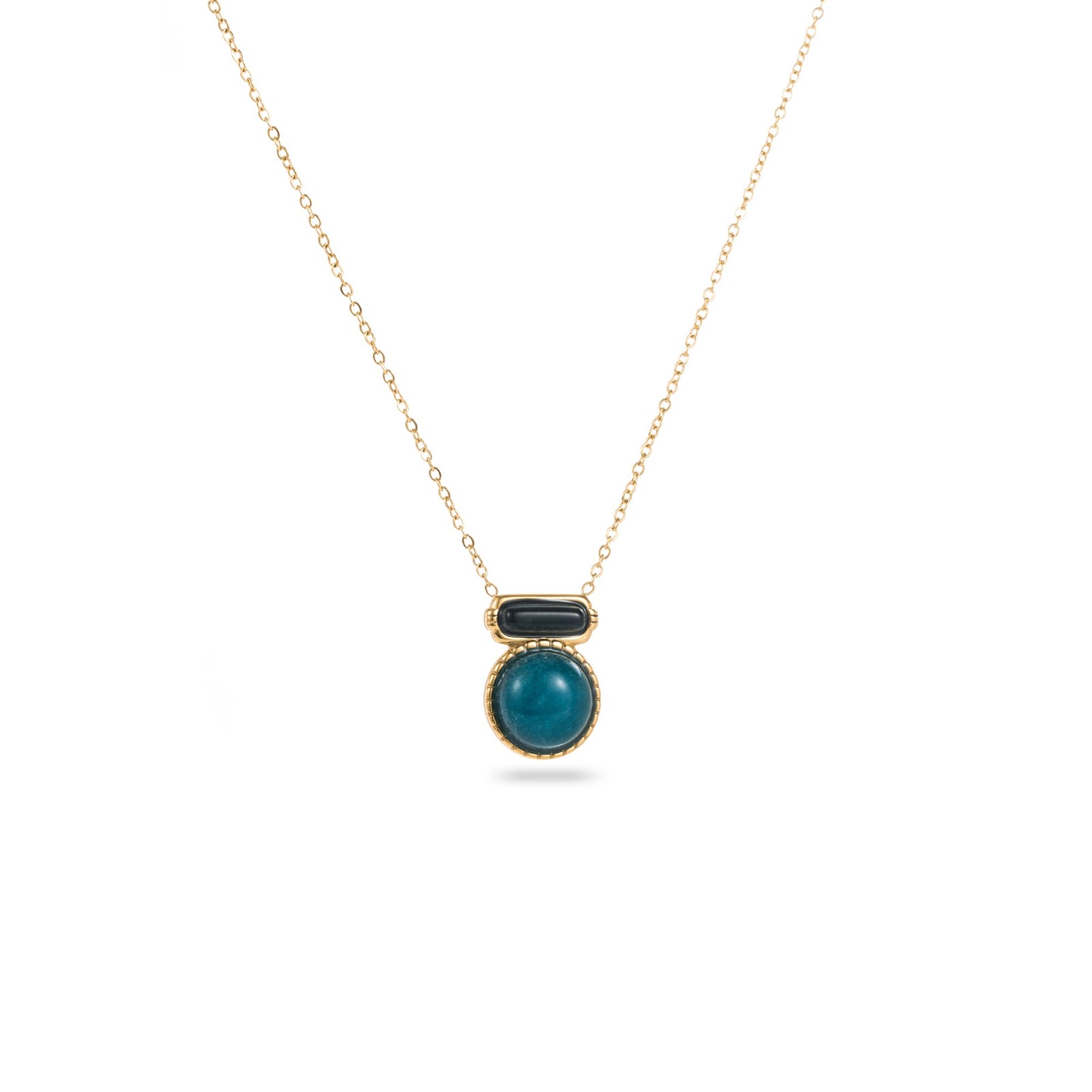 Collier   Couleur:Bleu