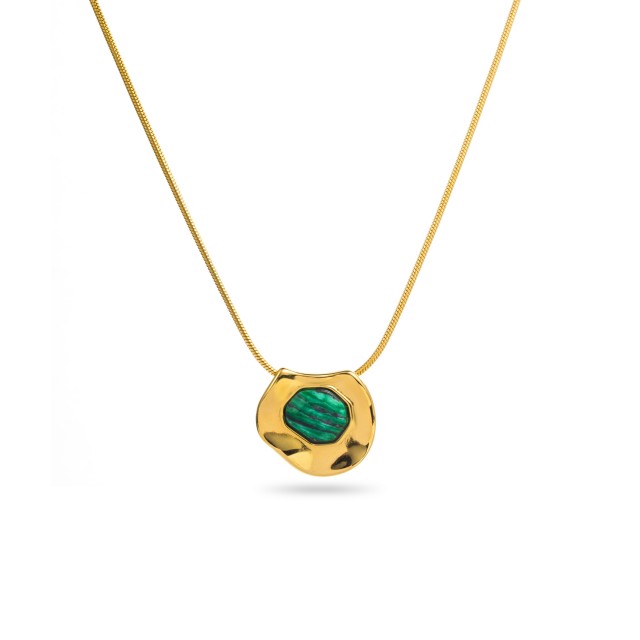 Collier   Couleur:Vert