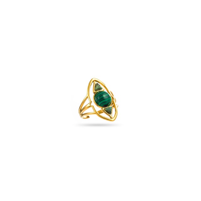 ST07BA-21846 Pierre :Agate Verte