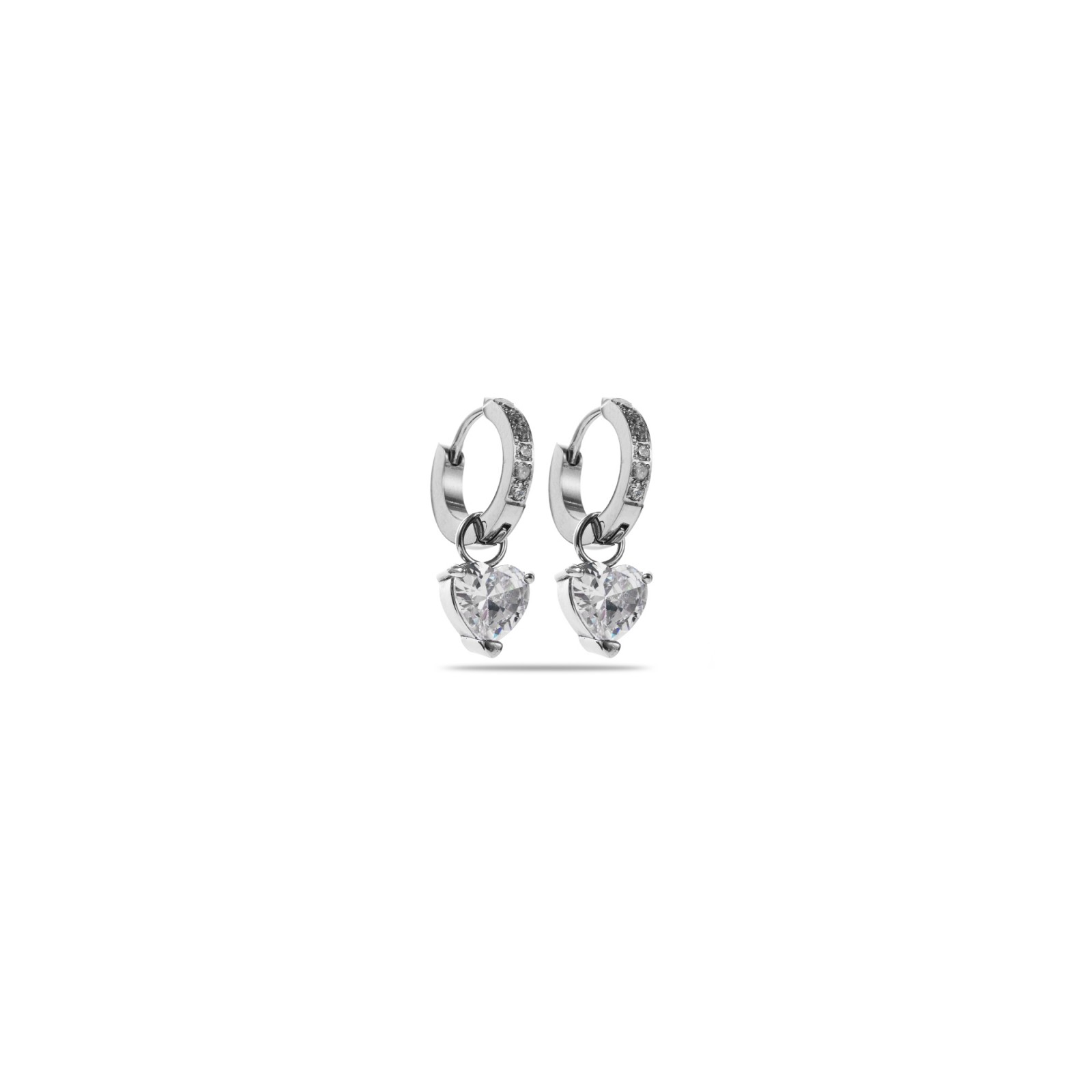 Stainless Steel Smart Earrings Color:Silver