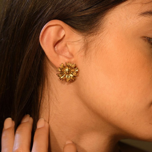 Simple Flower Earrings 