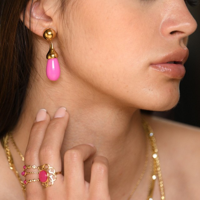 Color Drop Earrings 