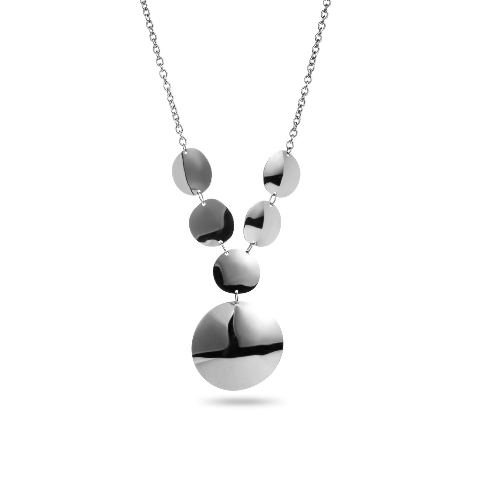 Mirror Spheres Necklace Color:Silver