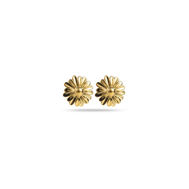 Boucles d'Oreilles Petite Marguerite Couleur:Or