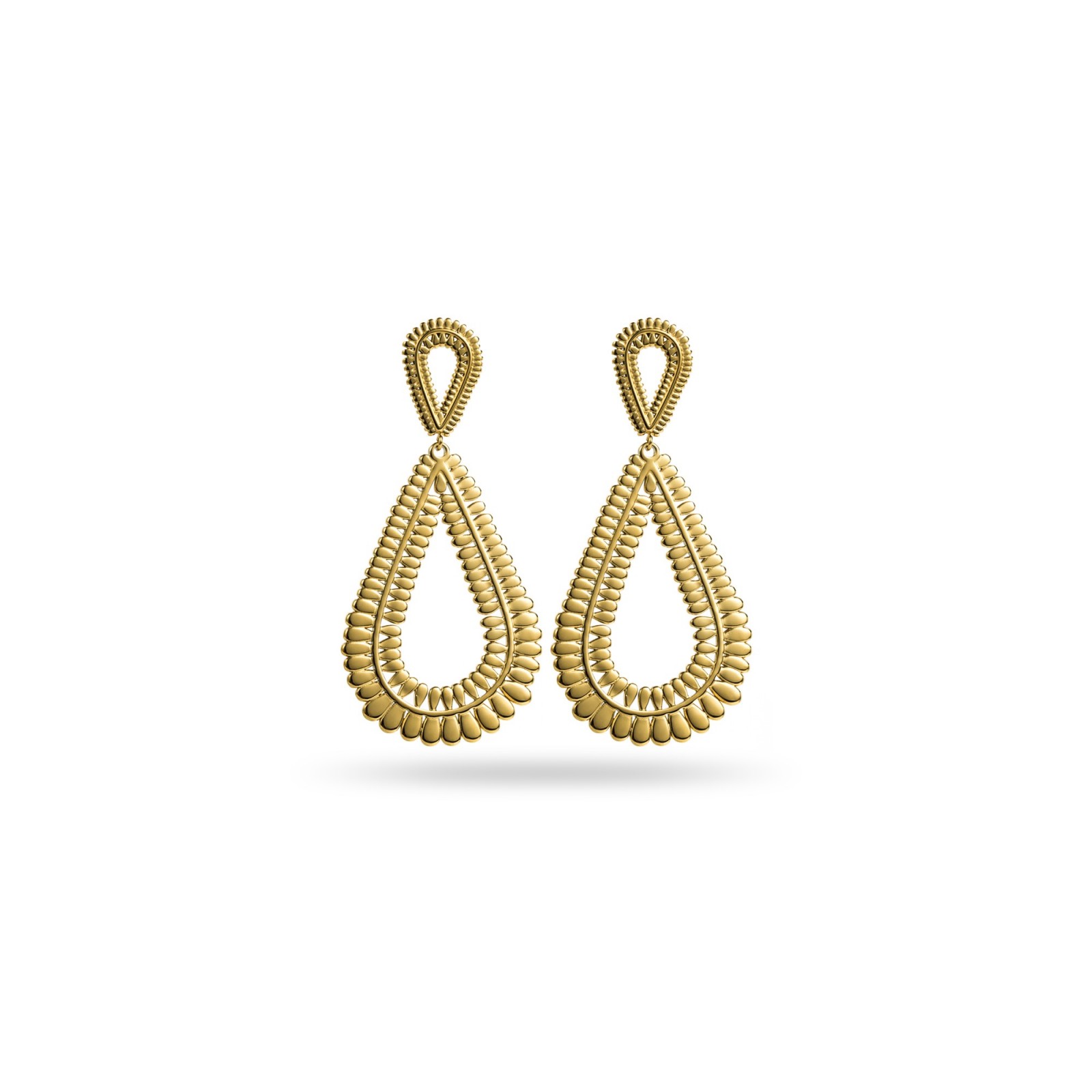 Drop in Drops Earrings Color:Gold