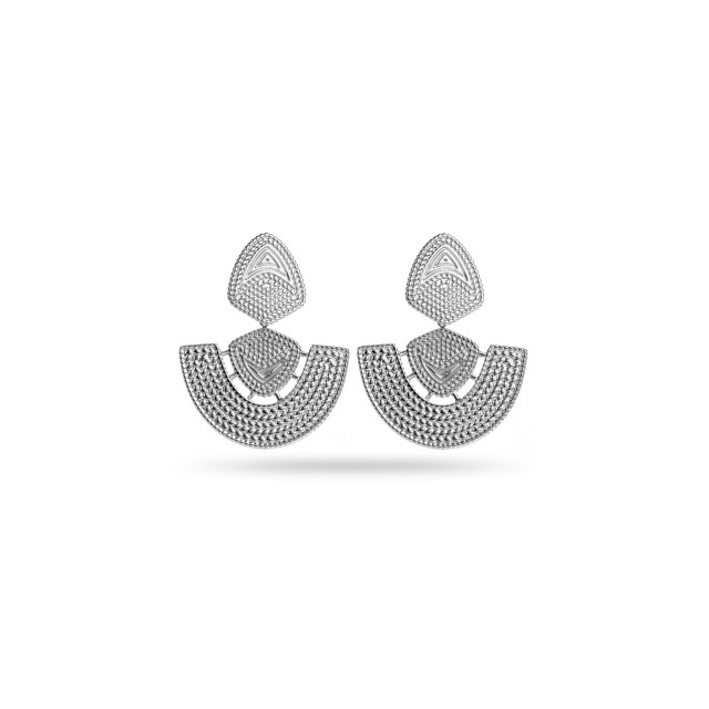 Stainless Steel Smart Earrings Color:Silver