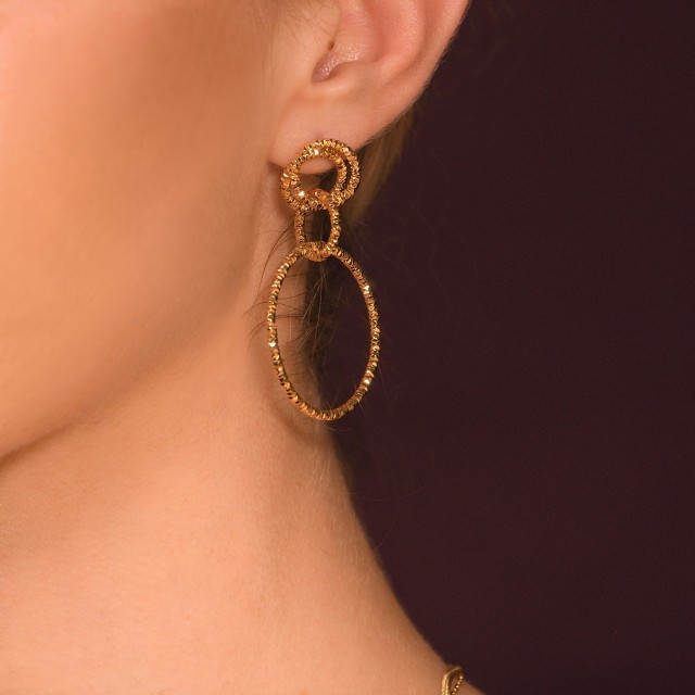 Sparkling Hoop Earrings 