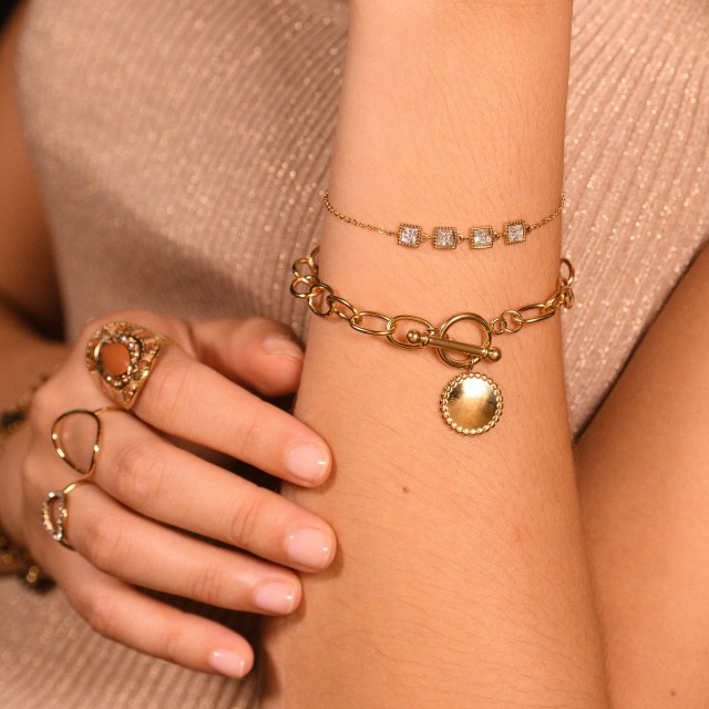 Chain Bracelet with Pendant