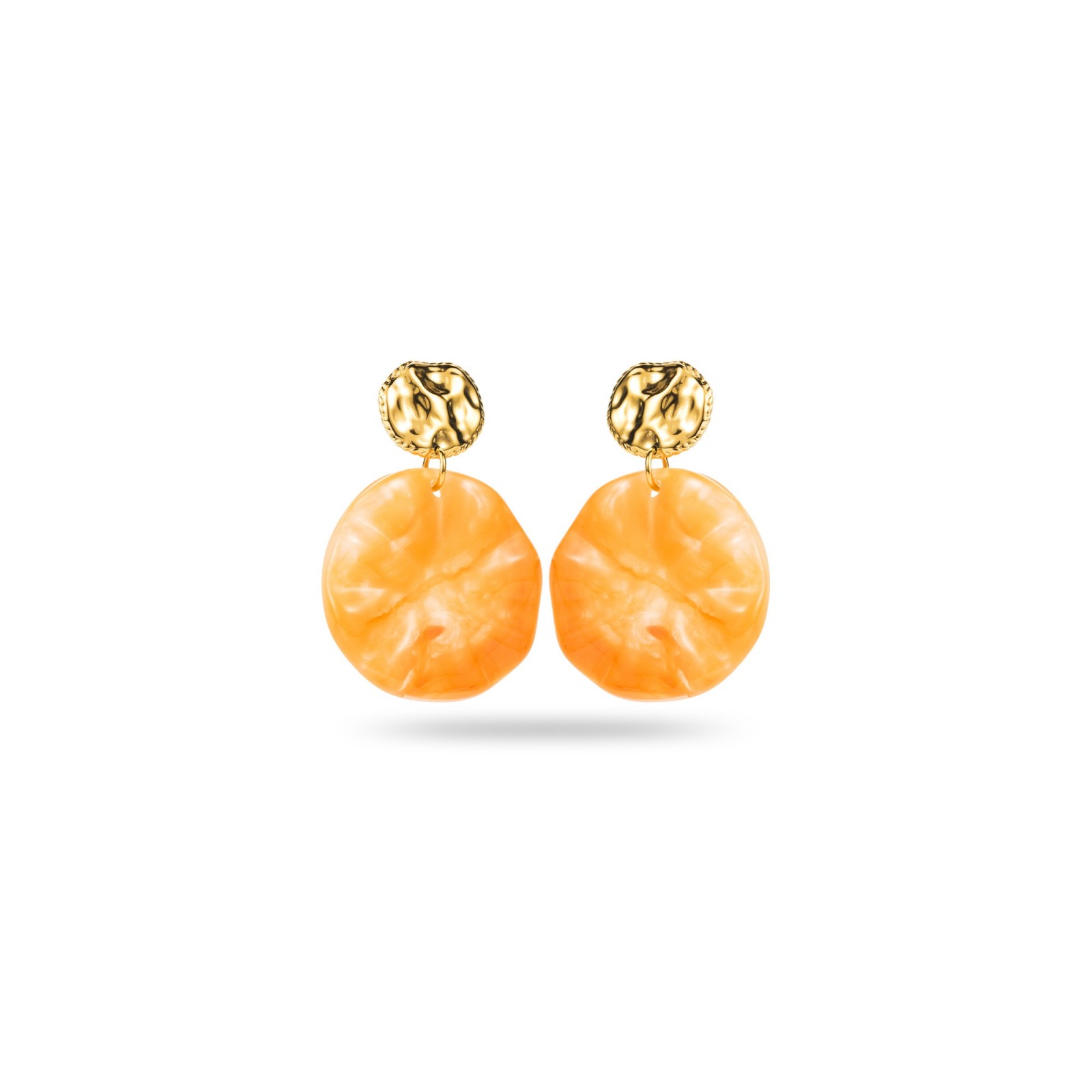 Boucles d'Oreilles Color:Orange