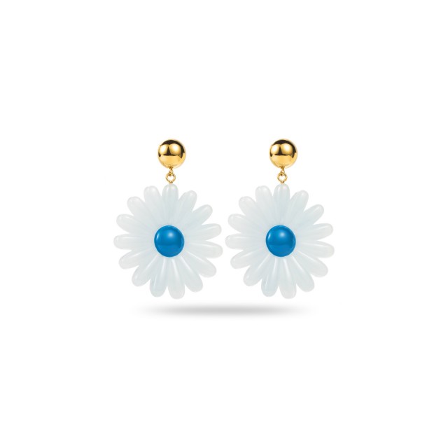 Boucles d'Oreilles Color:Blue