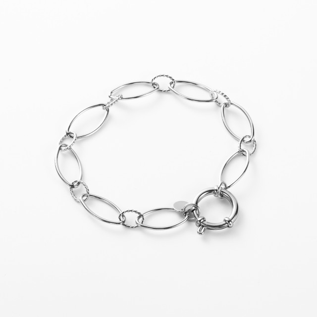 Intertwined Lines Bangle Bracelet