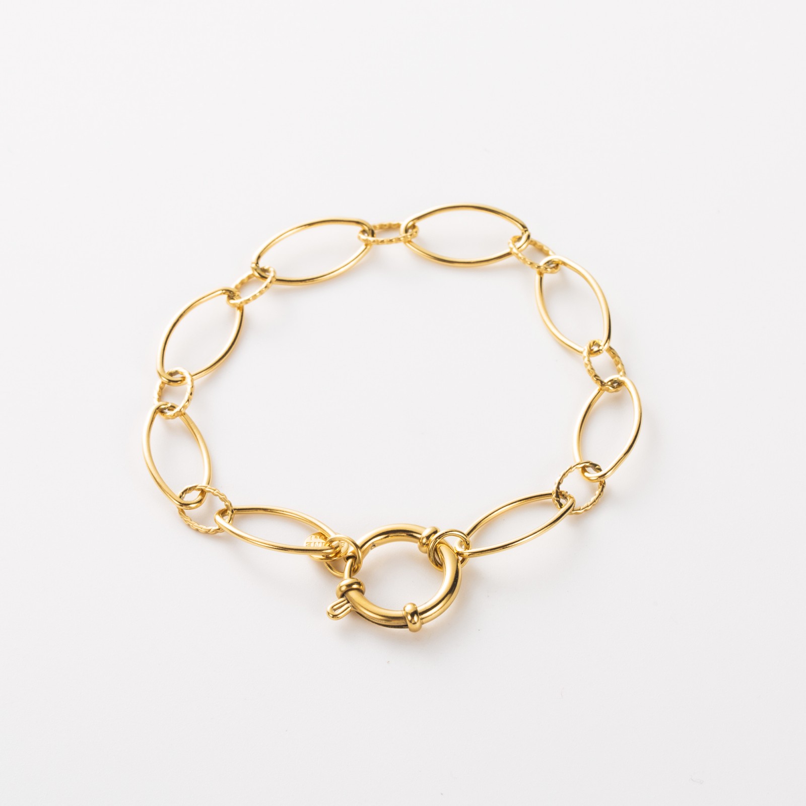 Intertwined Lines Bangle Bracelet