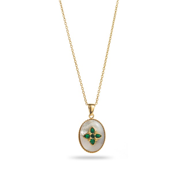 Collier Couleur:Vert