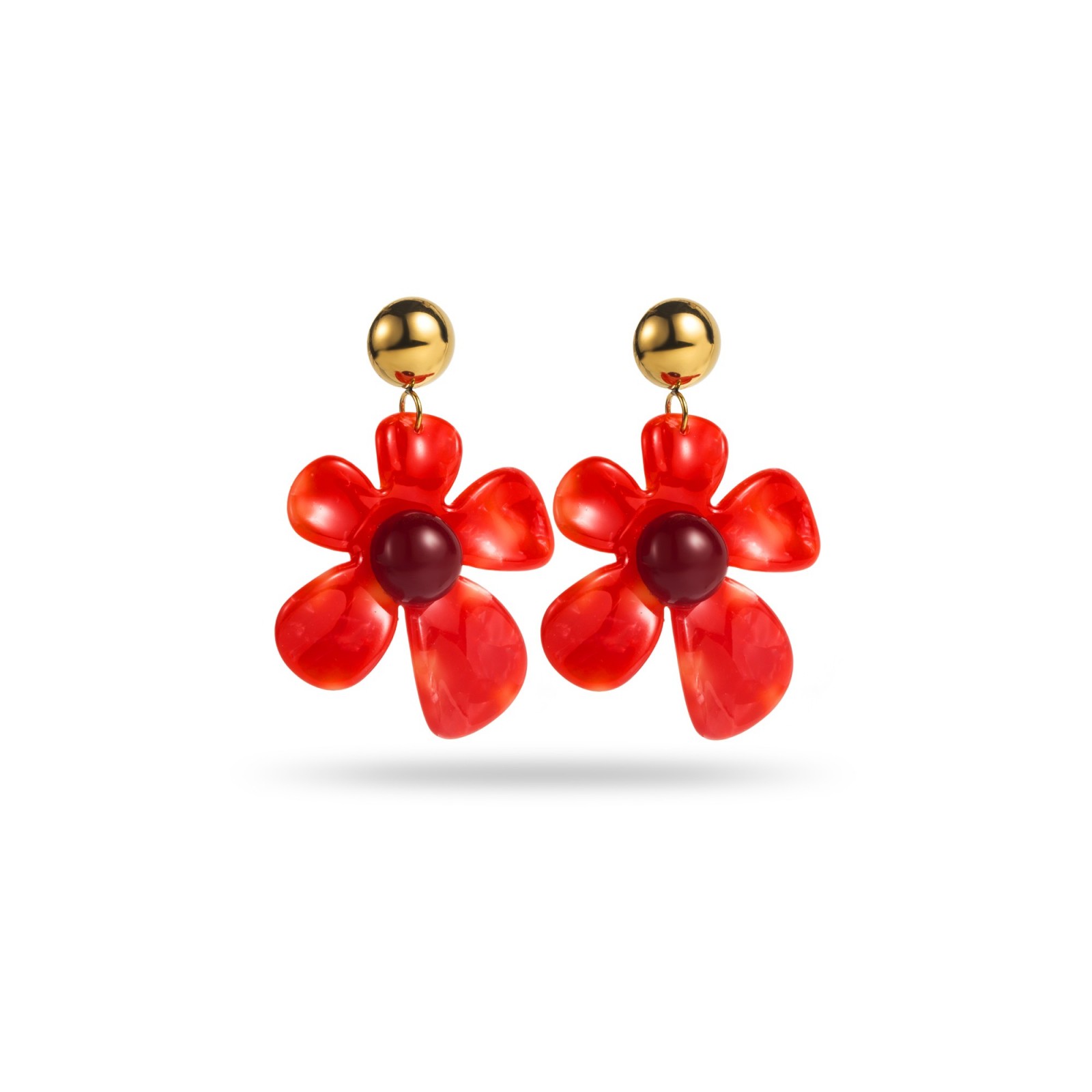 Boucles d'Oreilles Couleur:Hot Flames