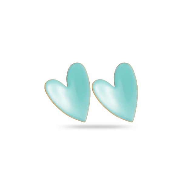 Colorful Classic Heart Earrings