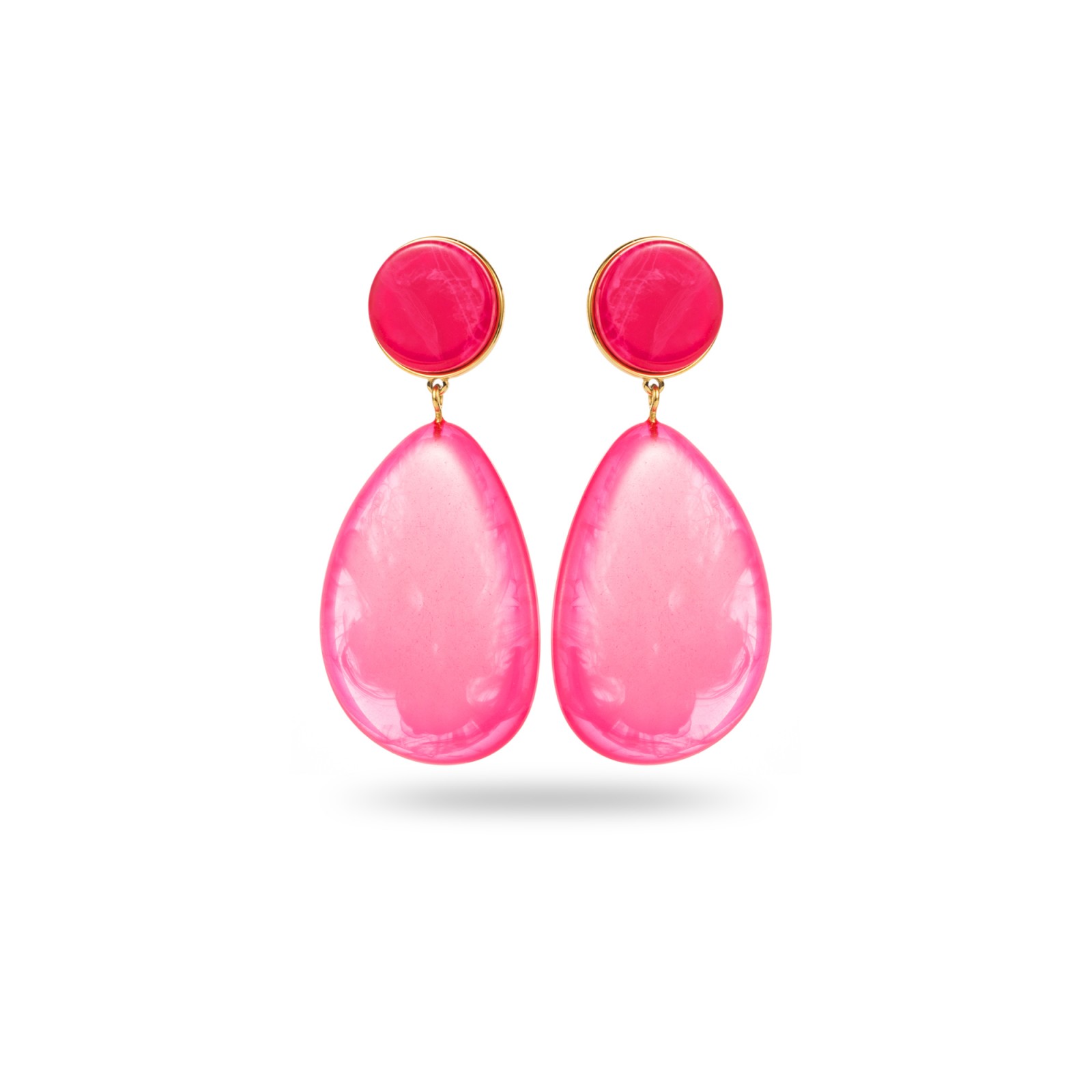 Boucles d'Oreilles Grandes Pendantes Colorées