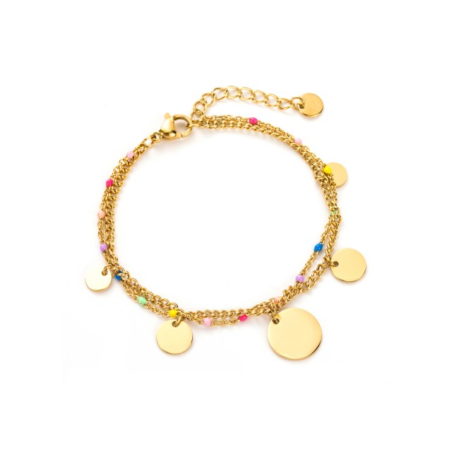 Strass Teddy Bear Pendant Bracelet