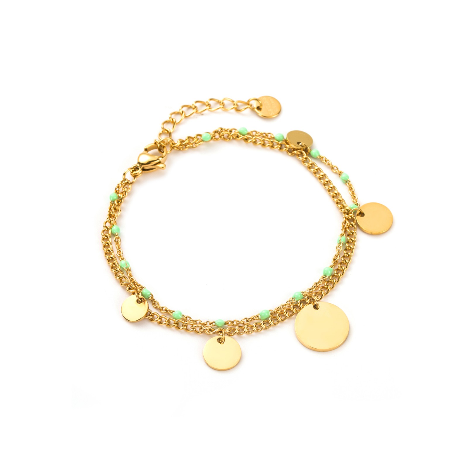 Strass Teddy Bear Pendant Bracelet