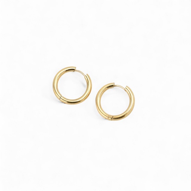 Round Hoops Earrings