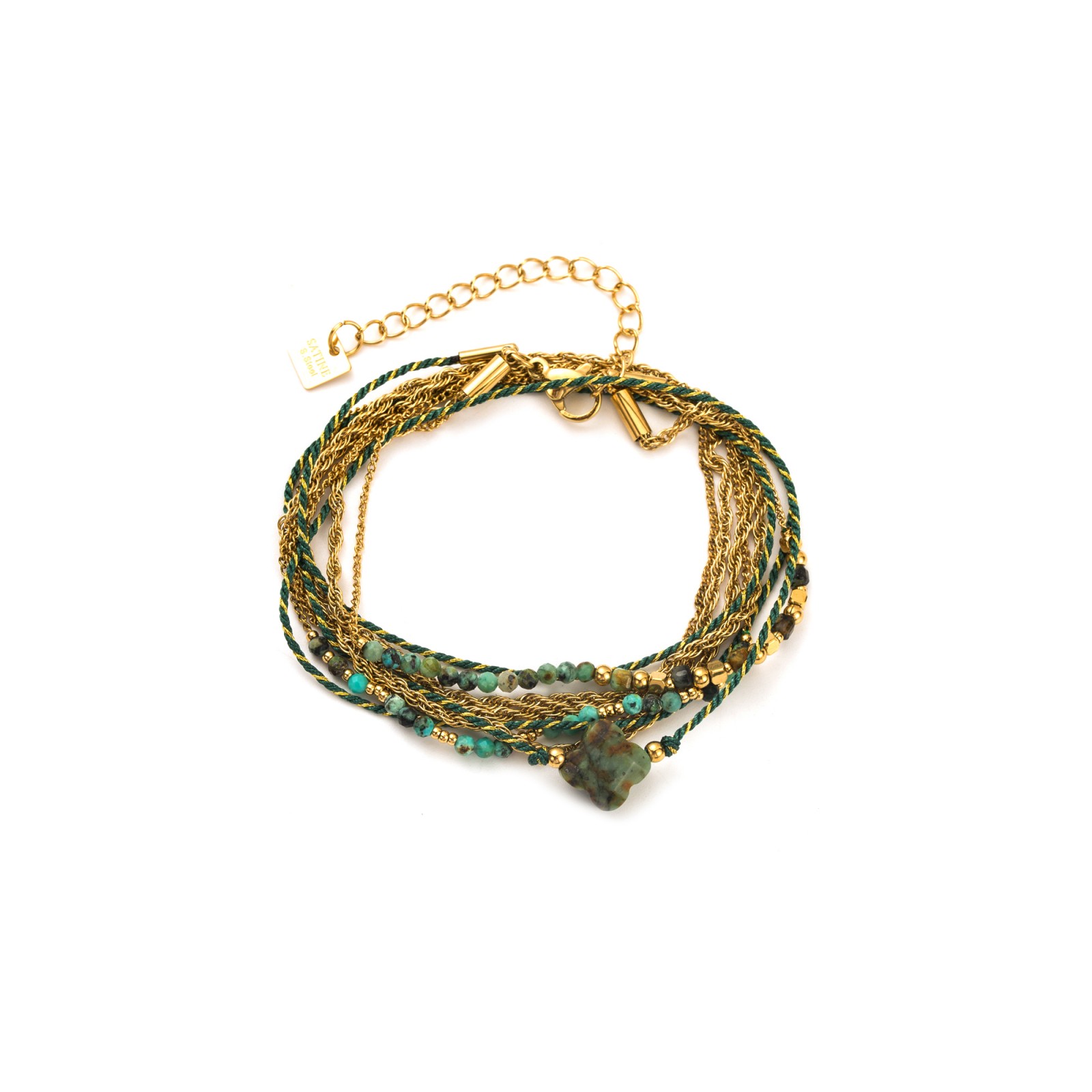 ST08BR-6575 Pierre :Turquoise Africaine