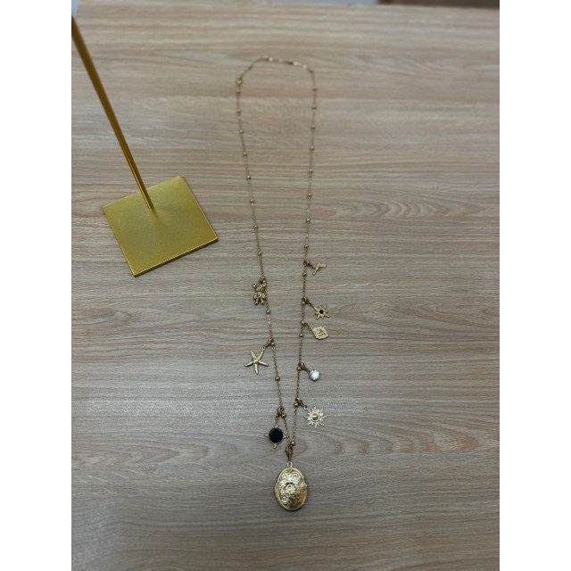  Collier Chaine longue