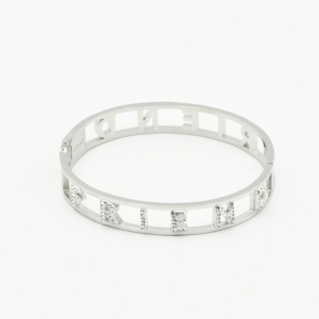 Stainless Steel Rush Bracelet  Color:Silver