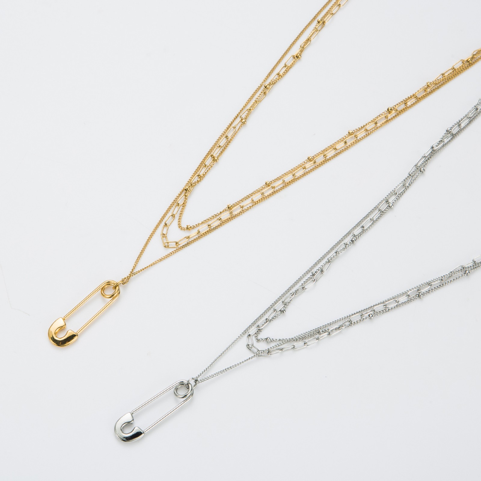 Stainless Steel Long Necklace  
