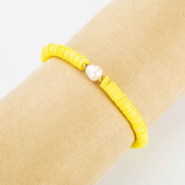 Stainless Steel Chain Bracelet Color:Yellow