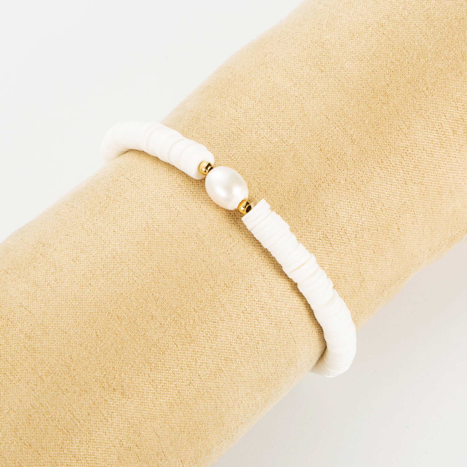 Stainless Steel Chain Bracelet Color:White
