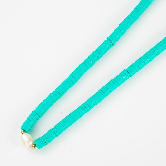 Collier  Couleur:Bleu